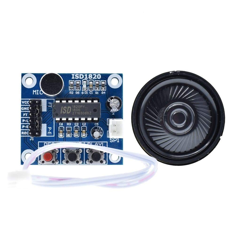 ISD1820 Voice Recording Module β Onboard Mic & Speaker for DIY Audio on radiomarket.in