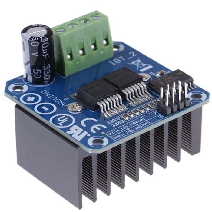 BTS7960B 43A H-Bridge Motor Driver | High-Power Motor Control Module | radiomarket.in  🔹