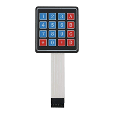 Abhith India 4x4 Matrix Keypad Membrane Switch Arduino, Arm