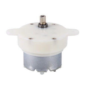 12V DC Low RPM Motor 3 RPM | Slow Speed High Torque Micro Motor with 4mm Shaft | radiomarket.in