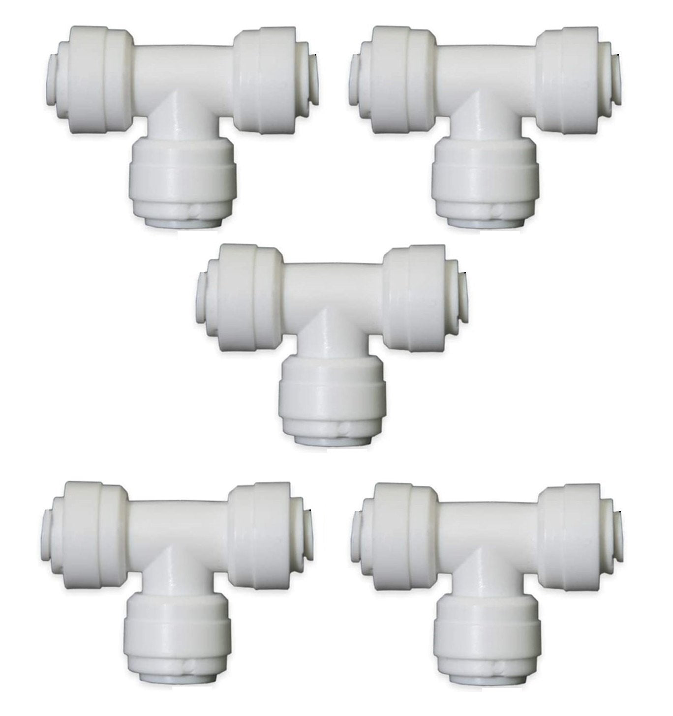 Plastic RO Tee Connector 1/4 Inch Push Fit Type – 3 Way T Fitting for Water Purifiers | radiomarket.in