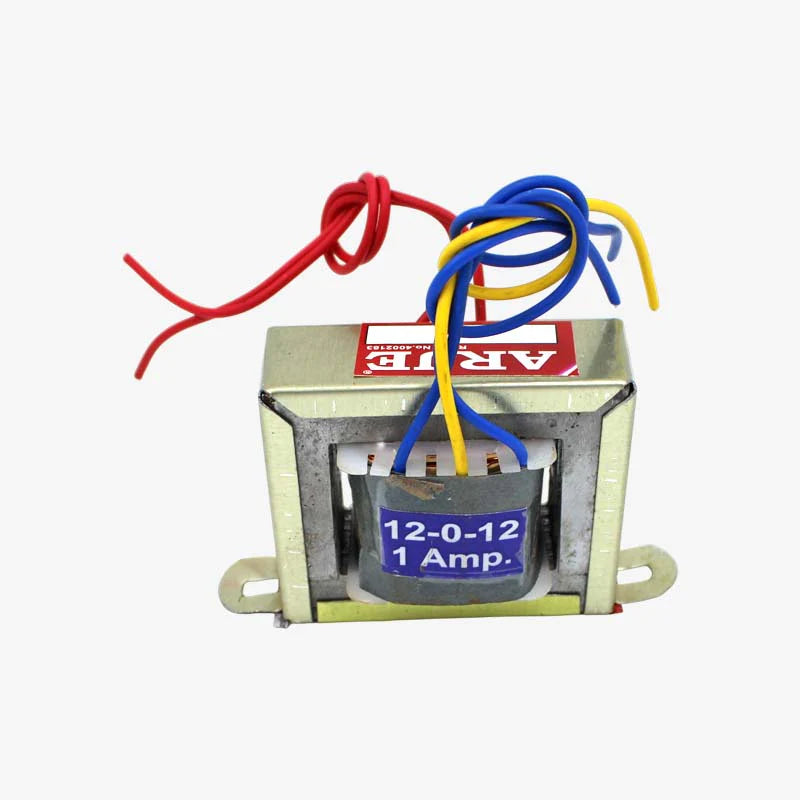 12-0-12 1A Center Tapped Step-Down Transformer – 12V/24V Power Supply on radiomarket.in
