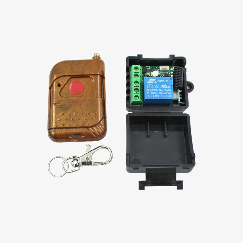 12V DC 433 MHz 1 Channel RF Transmitter & Receiver Remote Control Relay – Wireless Switching on radiomarket.in
