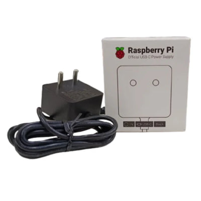 Raspberry Pi 15W Official Power Supply Black | USB-C 5.1V 3A Adapter for Pi 4 – radiomarket.in