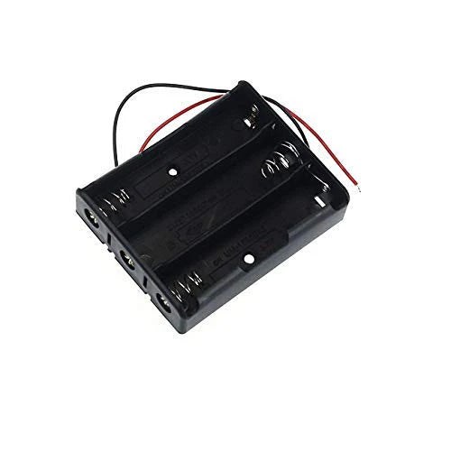18650 Battery In-Series Lithium Cell Holder Open Case with Wire 18650 X 3 (Triple)