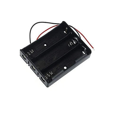 18650 Battery In-Series Lithium Cell Holder Open Case with Wire 18650 X 3 (Triple)