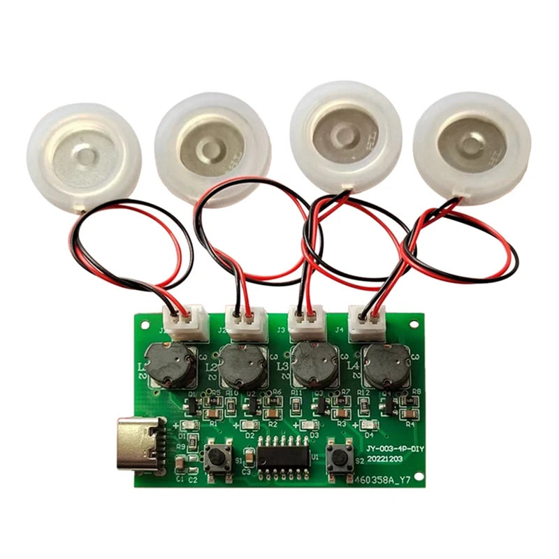4-Channel Ultrasonic Mist Maker Module Fogger Humidifier for DIY and Industrial Applications – radiomarket.in