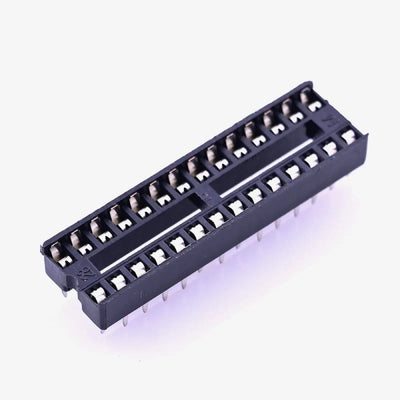 28 Pin DIP IC Base/Socket | Reliable IC Holder for Electronics | radiomarket.in