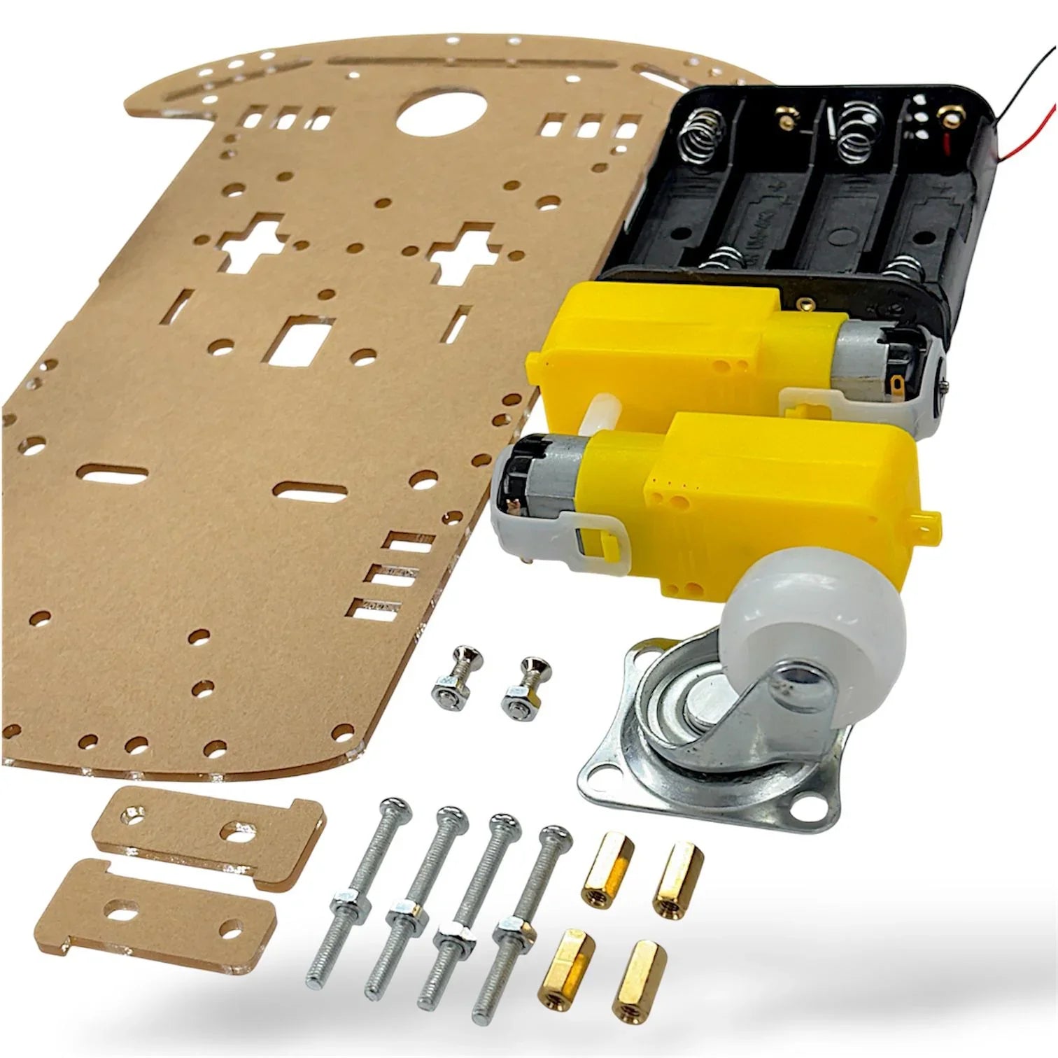 2WD DIY Robot Car Chassis Kit for Arduino, ESP32 and Robotics Projects – radiomarket.in