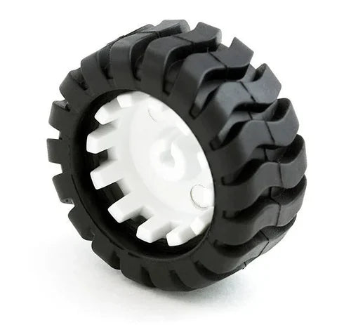 D-hole Big Rubber Wheel for N20 Motor 43x19mm Hole 3mm K346 (RB0003)