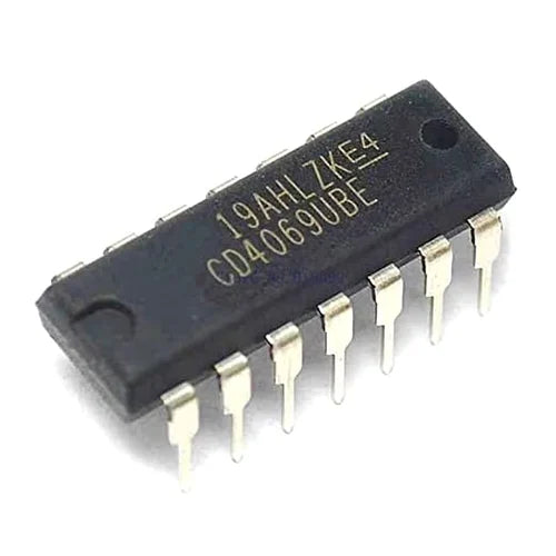 CD4069 IC | CMOS Hex Inverter IC for Electronics Projects | radiomarke ...