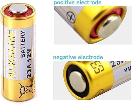 23A Alkaline Battery 12V High Voltage Cell Batteries for Car Remote, Control Lighter & Safety Gate Remote Battery Electronics 23AE-C5 A23 MN21 LRV08
