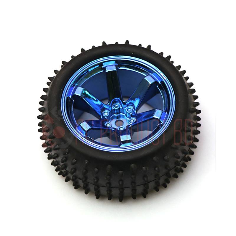 85MM Rubber Wheel for Robot Car, Smart Vehicle and DIY Robotics Projects – radiomarket.in
