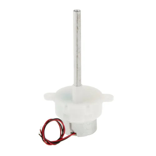 DC 3V–6V 5–24 RPM Long Shaft Worm Gear Motor | High Torque Gear Reducer | radiomarket.in