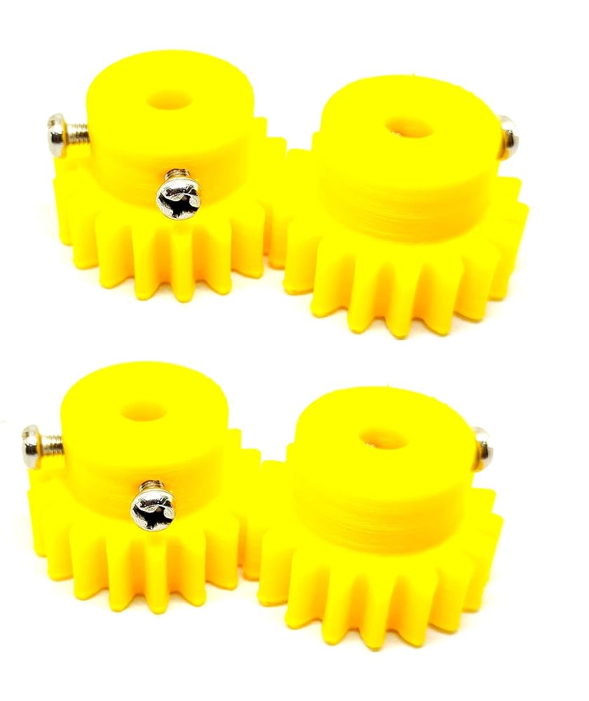 Plastic Spur Gear – 18 Teeth for DIY Projects & Robotics | radiomarket.in