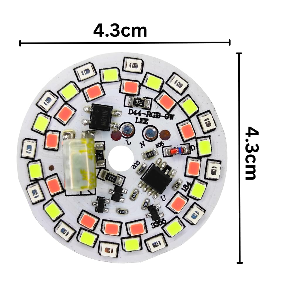 9W Multicolor DOB LED  – High Brightness Lights for Home on radiomarket.in