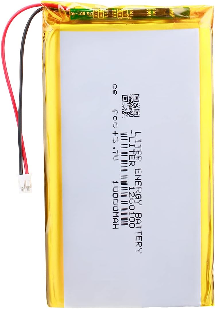 10000mAh Rechargeable Lithium Polymer Battery | High-Capacity Li-Po Battery | radiomarket.in