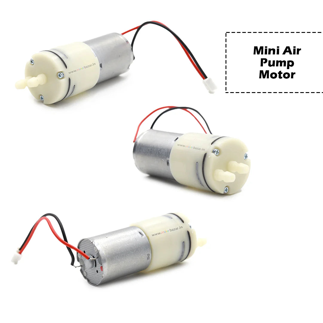 RF-370 DC Mini Air Pump Motor – Single-Nozzle Aquarium Pump for Pets on radiomarket.in