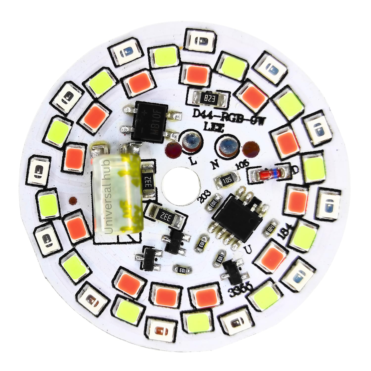 9W Multicolor DOB LED  – High Brightness Lights for Home on radiomarket.in