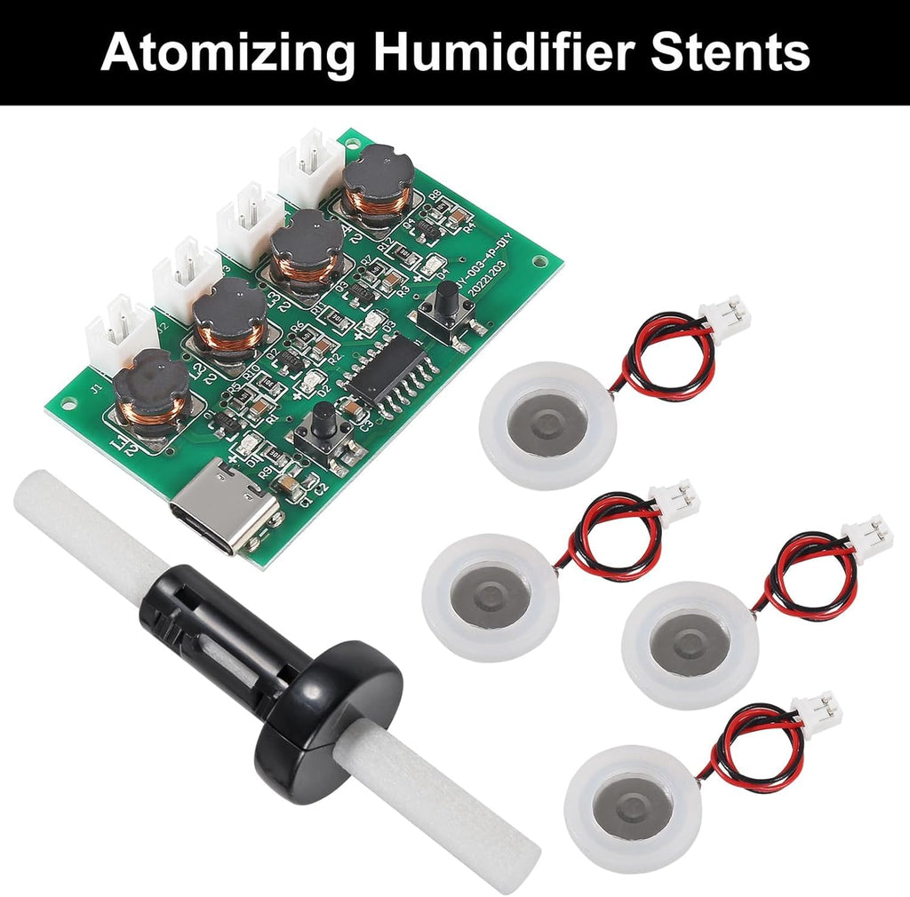 4-Channel Ultrasonic Mist Maker Module Fogger Humidifier for DIY and Industrial Applications – radiomarket.in