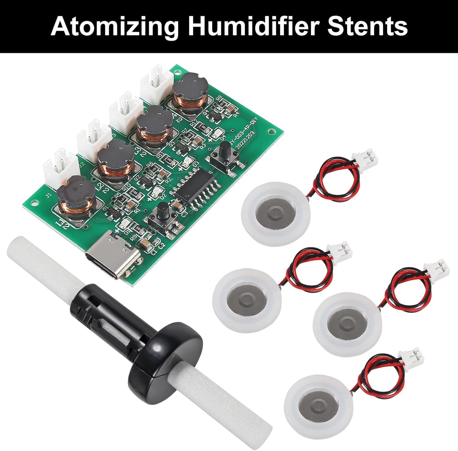 4-Channel Ultrasonic Mist Maker Module Fogger Humidifier for DIY and Industrial Applications – radiomarket.in