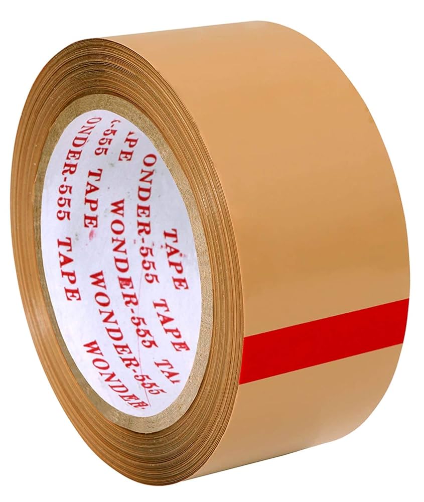 Wonder Tape Self-Adhesive Brown Cello Tape 200 MTR – Buy at radiomarket.in