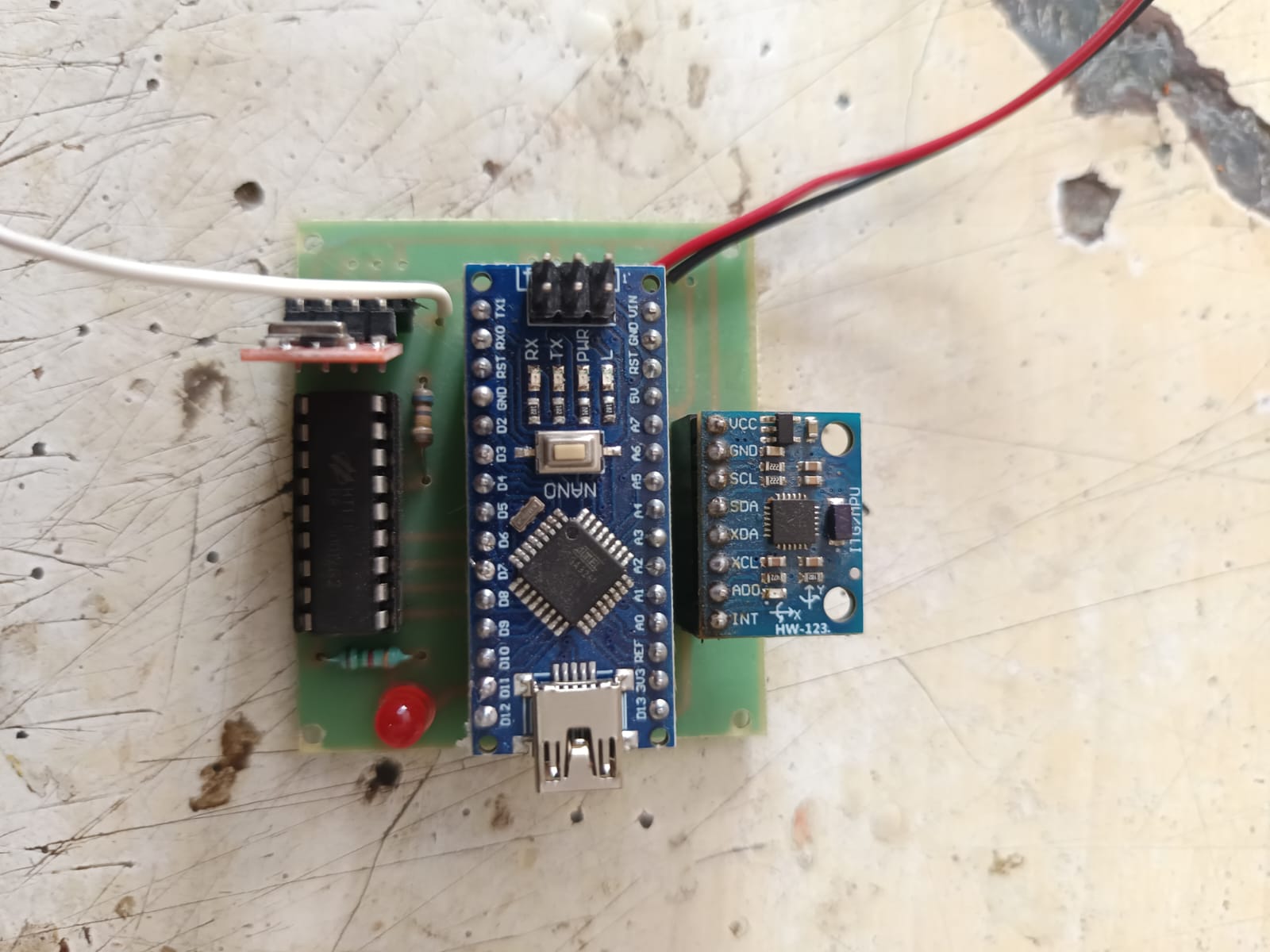 MPU6050 Sensor Based Motion & Tilt Alert Beep Project Using Arduino | radiomarket.in