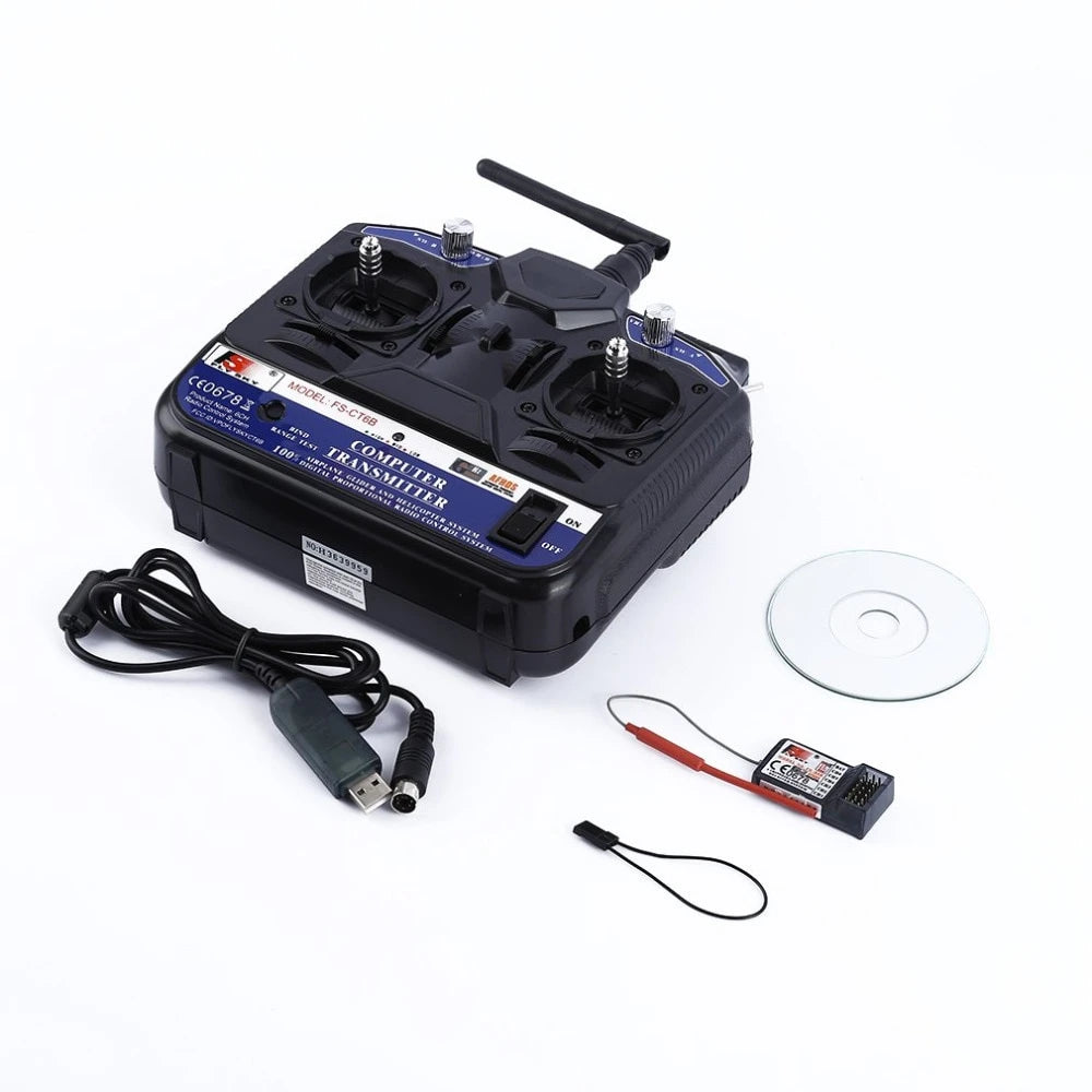 Fs R6b FlySky FS-CT6B 2.4G 6CH Radio Set System with RX FS-R6B receiver ...