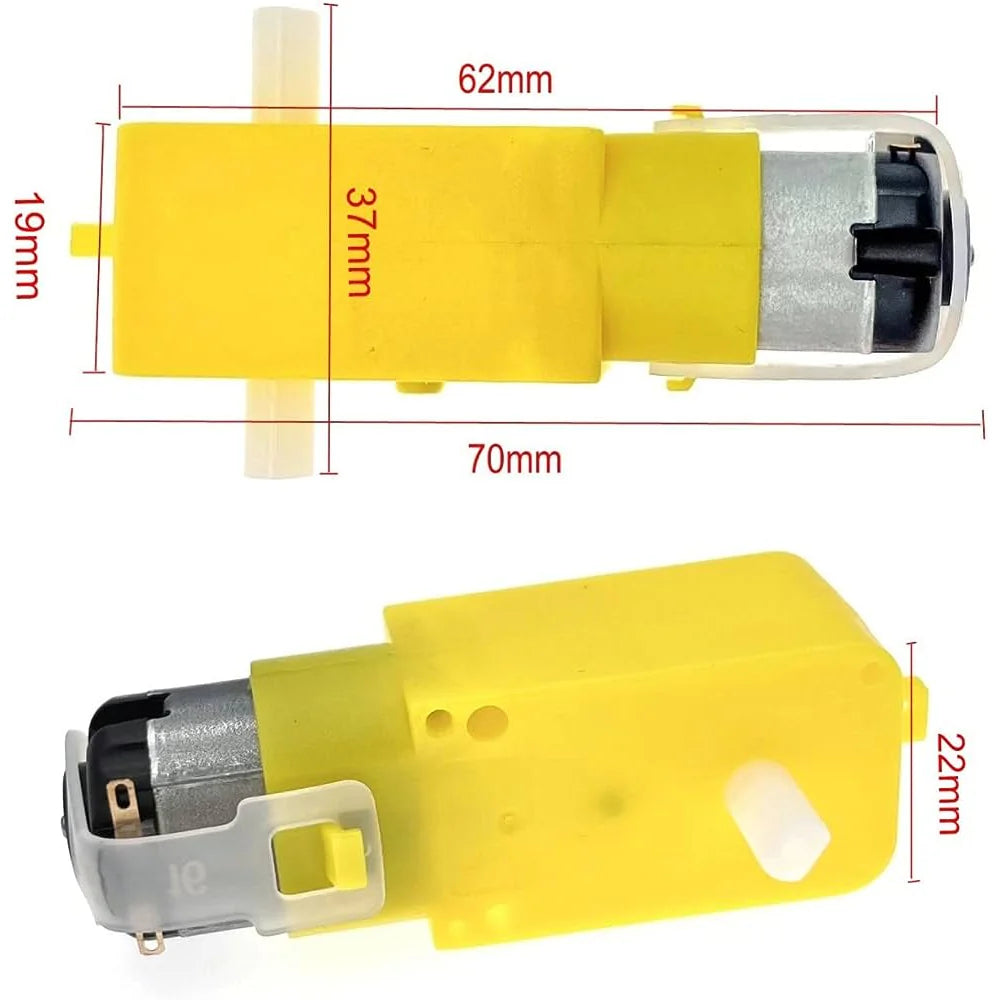 DC 3V-6V DC TT double shaft High quality copper coil BO motor for Robotics Smart Car