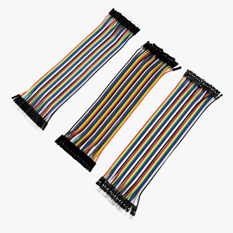 Jumper Wires Combo Pack - Male to Male, Male to Female, Female to Female (Set of 120)