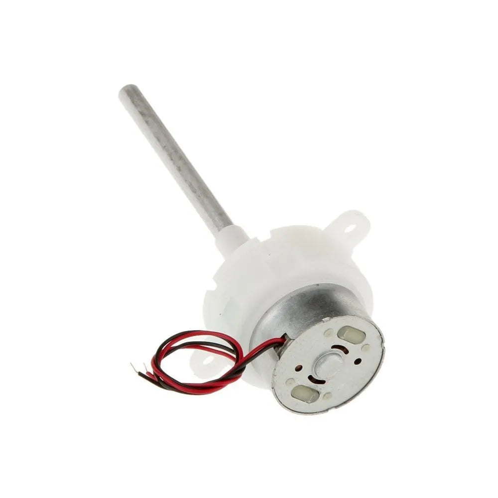 DC 3V–6V 5–24 RPM Long Shaft Worm Gear Motor | High Torque Gear Reducer | radiomarket.in