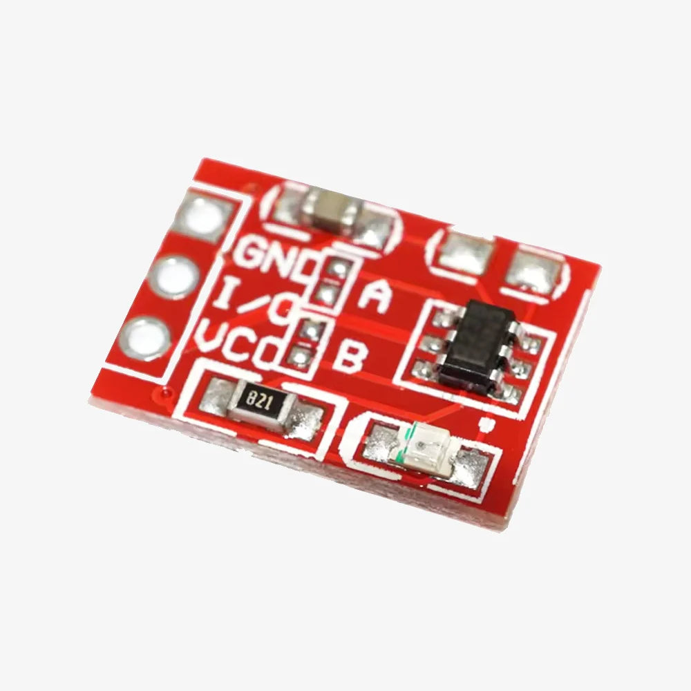 RED TTP223 1-Channel Capacitive Touch Sensor Module – Touch Control Board on radiomarket.in