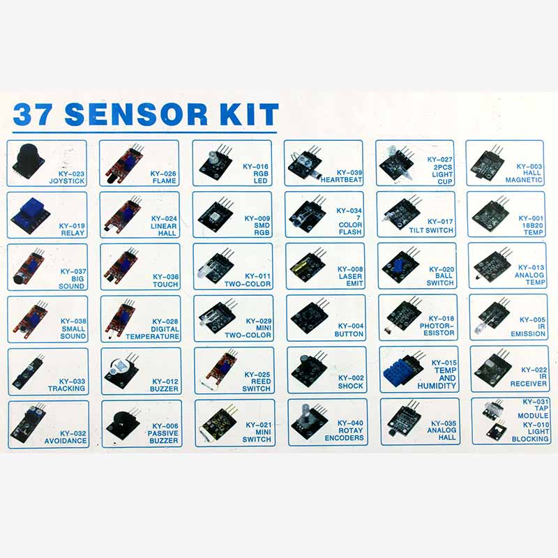 37 in 1 Sensor Kit for Arduino – Complete Electronics Learning Kit on radiomarket.in