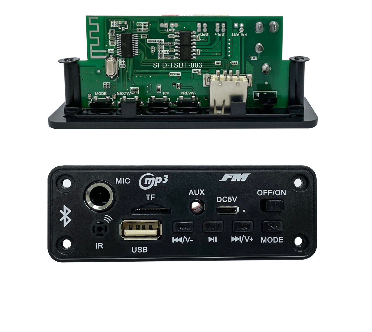 5V 3W+3W Bluetooth 5.0 Audio Amplifier Board | Wireless Audio Module | radiomarket.in