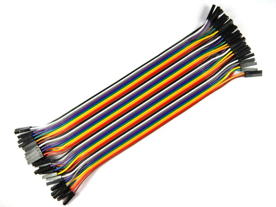 Jumper Wire (Female to Female) | Breadboard Connecting Wires for DIY Projects | radiomarket.in
