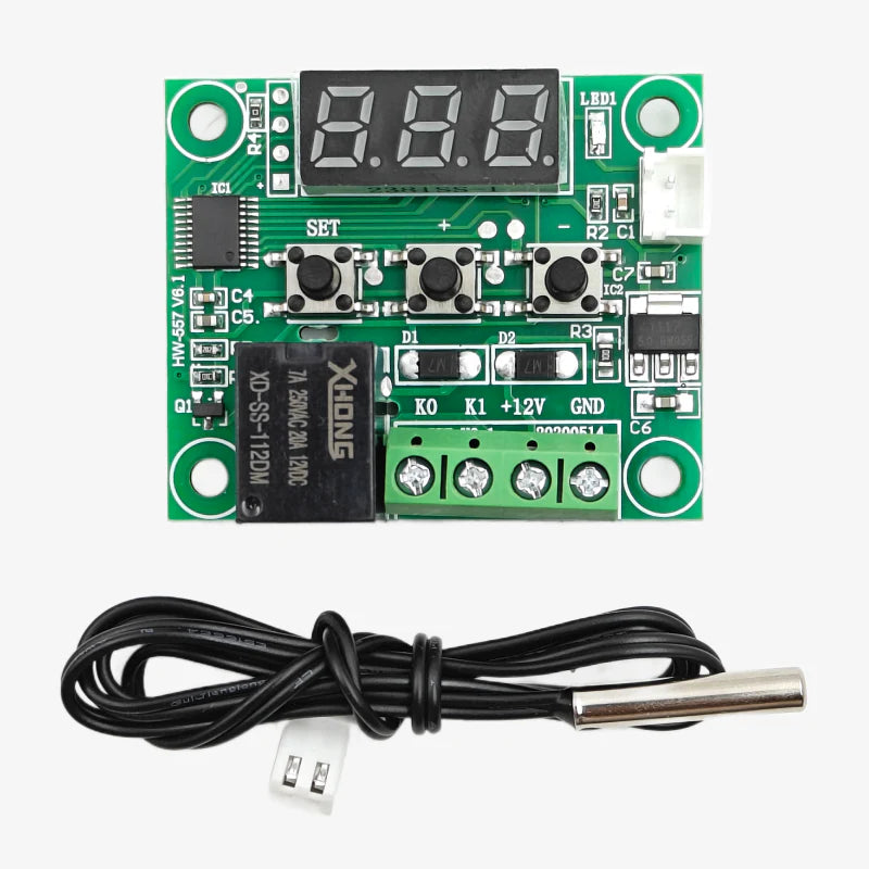 W1209 Digital Temperature Controller Thermostat Module – Precision Control on radiomarket.in