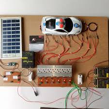 Solar Wireless Electric Vehicle Charging System