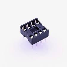 8 Pin DIP IC Base/Socket | Reliable IC Holder for Electronics | radiomarket.in