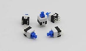 6 Pin Square 7mmx7mm DPDT Mini Push Button / On Off Switch