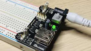 Breadboard Power Supply Module 3.3V–5V – Compact DIY Electronics Power on radiomarket.in