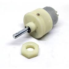 500 RPM Center Shaft Metal Gear DC Motor for DIY Robotics & Projects – Buy at radiomarket.in