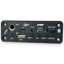 Bluetooth Kit FM USB AUX MP3 Stereo Audio Player Module with Mic – Buy on radiomarket.in