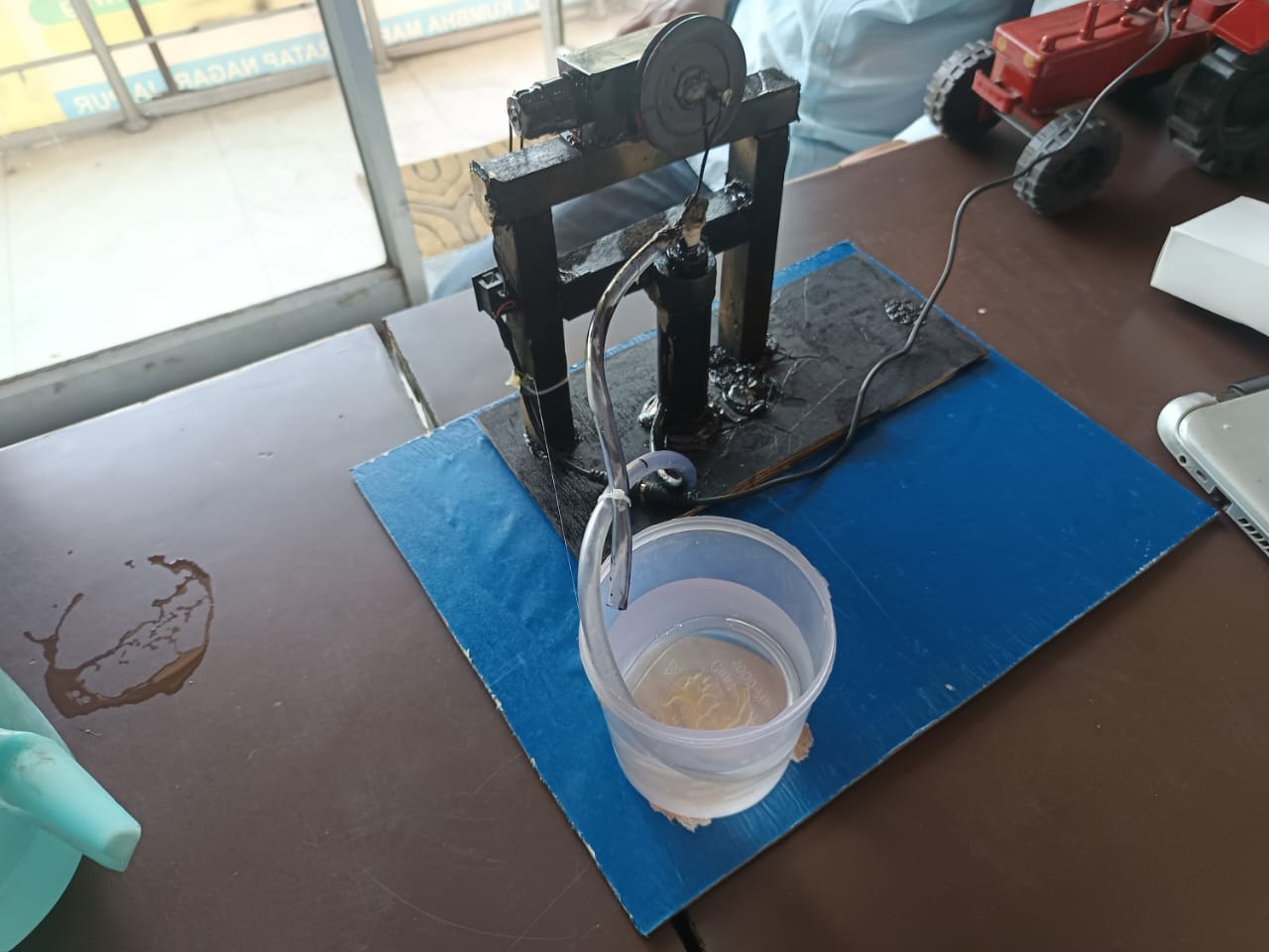 Reciprocating Pump Working Model for Fluid Mechanics Demonstration | radiomarket.in