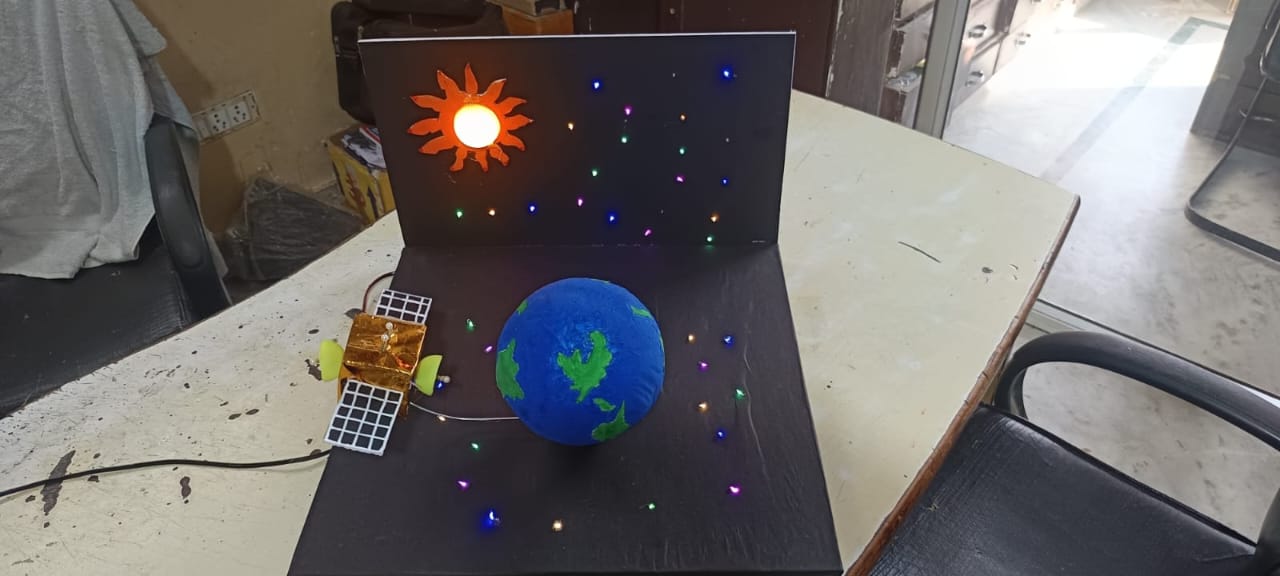 Satellite Earth Revolving Model for Space Science Demonstration | radiomarket.in