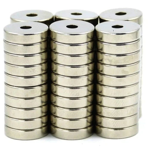 10mm x 3mm Neodymium Ring Magnet with 3mm Hole | Strong Rare Earth Magnets | radiomarket.in