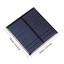 SP Electron New 6V-100 Mah (70 x 70 x 03 mm) Square Shape Mini Solar Panel for DIY Kit (Pack of 1)