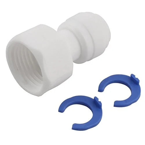 RO Female Straight Connector – 1/2-inch (Tap Straight Connector for 3/8 Pipe) | radiomarket.in
