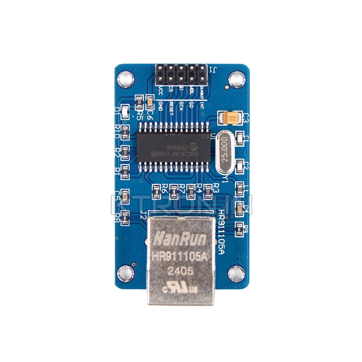 ENC28J60 Ethernet Module – Big Size Network Interface for Arduino on radiomarket.in