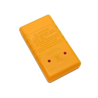 Electronic Spices Small Digital Multimeter, Multipurpose Electric meter Yellow/Red