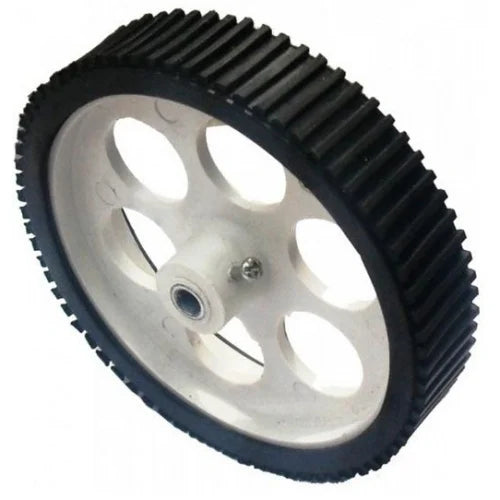 Robot Wheel 10cm Diameter x 2cm Width for Robotics and Smart Vehicle Projects – radiomarket.in